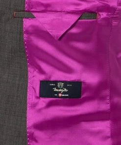 CG Anzug 90-146N0/424002+430013/72 Slim Fit, Schurwolle, Braun meliert , Braun -Anzüge & Westen Verkäufe 360559 norm5