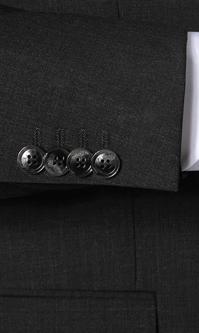 Carl Gross Anzug 30-031S0/325031+338343/83 Reise-Anzug, Regular Fit, Schurwoll-Stretch, Graphit 7 Carl Gross Anzug 30-031S0/325031+338343/83 Reise-Anzug, Regular Fit, Schurwoll-Stretch, Graphit – Bild 5