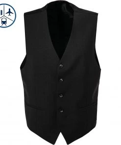 Carl Gross Weste TRF-Till 30-031S0/342043/83 Regular Fit, Schurwoll-Stretch, Graphit