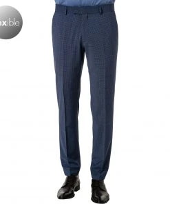 Strellson Hose Max 30025512/412 Woll-Stretch, Blau