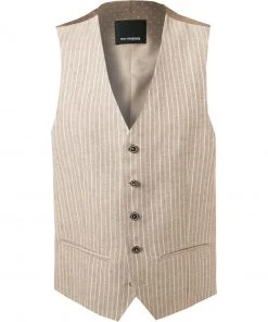 ROY ROBSON Weste 005041101057500/M250 Leinen-Baumwolle, Beige gemustert, Beige