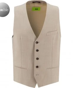 CINQUE Weste Cimonopoli 2639-1543/25 Schurwoll-Stretch, Beige meliert, Beige