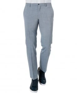 Daniel Hechter Hose 25825/111110/620 Schurwoll-Stretch, Hellblau meliert , Hellblau