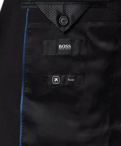 BOSS Anzug Herrel-Grace 50450515/001 Reise-Anzug Herrel-Grace, Slim Fit, Schurwolle, Schwarz -Anzüge & Westen Verkäufe 363112 norm5