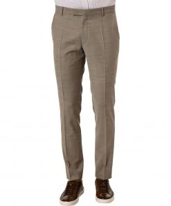 JOOP! Hose Gun 30024806/270 Extra Slim Fit, Schurwoll-Stretch, Beige meliert, Beige