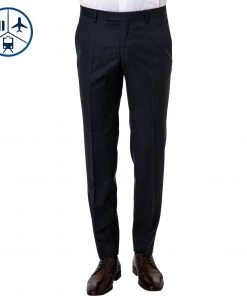 BALDESSARINI Hose B0 17050.8824/6300 Reise-Hose, Schurwolle Super120 GUABELLO, Dunkelblau