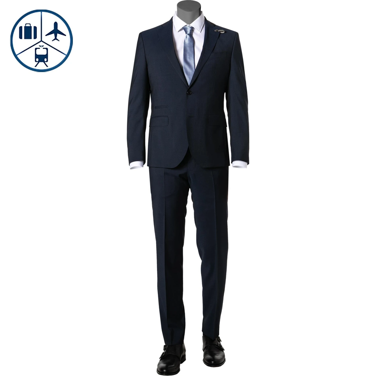 BALDESSARINI Anzug B0 14061+17050.8828/6000 Reise-Anzug, Modern Fit, Schurwolle, Marine 3 BALDESSARINI Anzug B0 14061+17050.8828/6000 Reise-Anzug, Modern Fit, Schurwolle, Marine