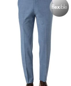 CINQUE Hose Cimonopoli 2139-1543/66 Schurwoll-Stretch, Blau meliert, Blau -Anzüge & Westen Verkäufe 364334 norm