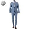 CINQUE Anzug Cimonopoli 2239+2139-1543/66 Super Slim, Schurwoll-Stretch, Blau meliert, Blau