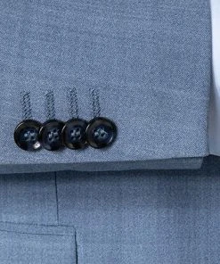 CINQUE Anzug Cimonopoli 2239+2139-1543/66 Super Slim, Schurwoll-Stretch, Blau meliert, Blau -Anzüge & Westen Verkäufe 364342 norm4