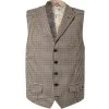 CG Weste Mortimer 11-213S6/242850/62 Baumwolle-Leinen, Braun kariert, Braun-blau -Anzüge & Westen Verkäufe 364522 master
