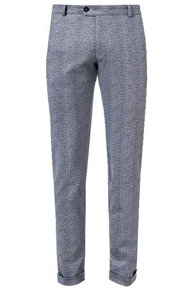 CG Hose Clow 11-234J3/239333/62 Slim Fit, Mikrofaser, Blau kariert, Blau 5 CG Hose Clow 11-234J3/239333/62 Slim Fit, Mikrofaser, Blau kariert, Blau – Bild 3