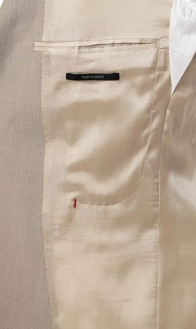 CINQUE Anzug Cimonopoli 2239+2139-1543/25 Super Slim, Schurwoll-Stretch, Beige meliert, Beige 8 CINQUE Anzug Cimonopoli 2239+2139-1543/25 Super Slim, Schurwoll-Stretch, Beige meliert, Beige – Bild 6