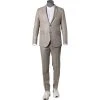 CG Anzug Paul SV/Paco 11-071N0/225222+230053/21 Slim Fit, Leinen-Lyocell, Sand meliert, Sand