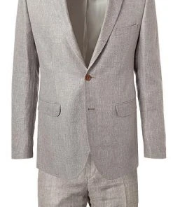 CG Anzug Paul SV/Paco 11-071N0/225222+230053/21 Slim Fit, Leinen-Lyocell, Sand meliert, Sand -Anzüge & Westen Verkäufe 364905 norm2