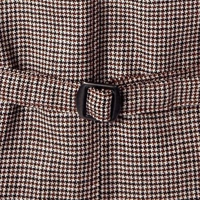 Carl Gross Weste Wilson-G 11-195S6/145180/72 Wolle-Leinen, Braun gemustert, Braun 6 Carl Gross Weste Wilson-G 11-195S6/145180/72 Wolle-Leinen, Braun gemustert, Braun – Bild 4