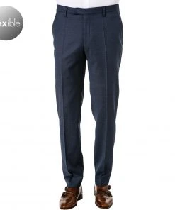 Pierre Cardin Hose Dupont 72240/810/88301/3250 Schurwoll-Stretch, Dunkelblau