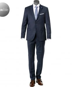 Pierre Cardin Anzug 52261+72240/810/88301/3250 Regular Fit, Schurwoll-Stretch, Dunkelblau