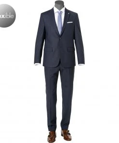 Pierre Cardin Anzug 42255+72238/810/14010/3150 Modern Fit, Schurwoll-Stretch, Navy