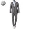 BOSS Anzug Norwin-Banks 50450433+442/041 Slim Fit, Jersey halbgefüttert, Silber meliert, Silber -Anzüge & Westen Verkäufe 366159 master
