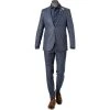 CG Anzug Paul SV/Paco 11-071N0/225222+230053/62 Slim Fit, Leinen, Jeansblau meliert, Blau