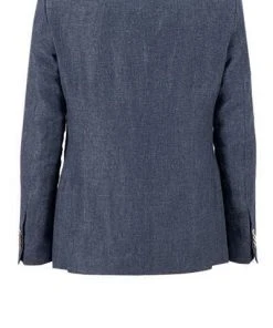 CG Anzug Paul SV/Paco 11-071N0/225222+230053/62 Slim Fit, Leinen, Jeansblau meliert, Blau -Anzüge & Westen Verkäufe 366485 norm3