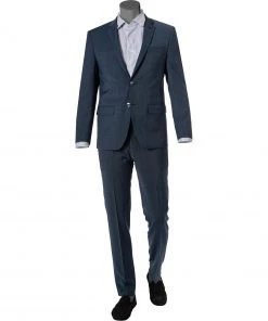 Daniel Hechter Anzug 40207+40257/100127/660 Modern Fit, Schurwoll-Stretch, Royal meliert, Royal