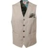 BOB Weste SHOP403 T403/sabbia Baumwolle-Leinen, Beige -Anzüge & Westen Verkäufe 369344 master