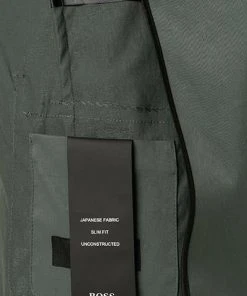 BOSS Sakko Nolvay 50453717/301 Slim Fit, Mikrofaser ungefüttert, Dunkelgrün , Dunkelgrün -Anzüge & Westen Verkäufe 369693 norm5