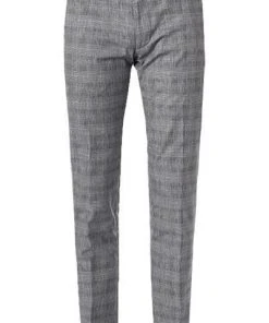 CINQUE Hose Cibravo 2123-6118/68 Baumwolle-Leinen, Blau-beige kariert , Blau-beige -Anzüge & Westen Verkäufe 369959 norm2