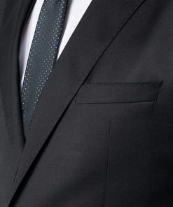 BOSS Anzug Johnstons/Lenon 50318521+50318825/001 Anzug Johnstons-Lenon, Regular Fit, Schurwolle Super120 GUABELLO, Schwarz , Black -Anzüge & Westen Verkäufe 370336 norm2