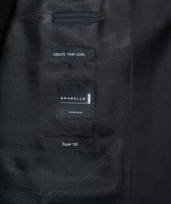 BOSS Anzug Johnstons/Lenon 50318521+50318825/001 Anzug Johnstons-Lenon, Regular Fit, Schurwolle Super120 GUABELLO, Schwarz , Black -Anzüge & Westen Verkäufe 370336 norm4