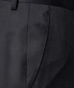 BOSS Anzug Johnstons/Lenon 50318521+50318825/001 Anzug Johnstons-Lenon, Regular Fit, Schurwolle Super120 GUABELLO, Schwarz , Black -Anzüge & Westen Verkäufe 370336 norm7