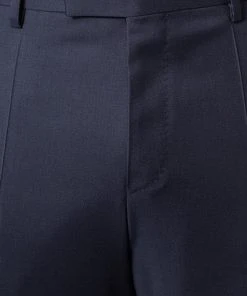 BOSS Anzug Johnstons/Lenon 50318521+50318825/401 Anzug Johnstons-Lenon, Regular Fit, Schurwolle Super120 GUABELLO, Dunkelblau, Dark blue -Anzüge & Westen Verkäufe 370339 norm6