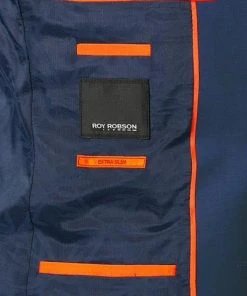 ROY ROBSON Anzug S00050391080900+1083200/A410 Extra Slim Fit, Schurwoll-Stretch, Navy meliert, Navy -Anzüge & Westen Verkäufe 370978 norm6