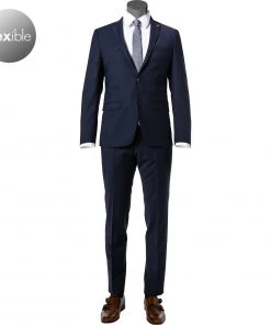 ROY ROBSON Anzug S00050461080900+1083200/A401 Extra Slim Fit, Schurwoll-Stretch, Dunkelblau