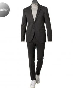 JOOP! Anzug Damon/Gun 30028777+8/030 Extra Slim Fit, Dunkelgrau meliert, Dunkelgrau