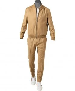 HUGO Anzug Ukashi-Howard 50458403+59641/265 Extra Slim Fit, Schurwolle, Sand