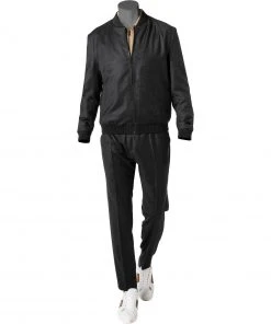 HUGO Anzug Ukashi-Howard 50458385+59644/021 Extra Slim Fit, Schurwolle, Dunkelgrau , Dunkelgrau