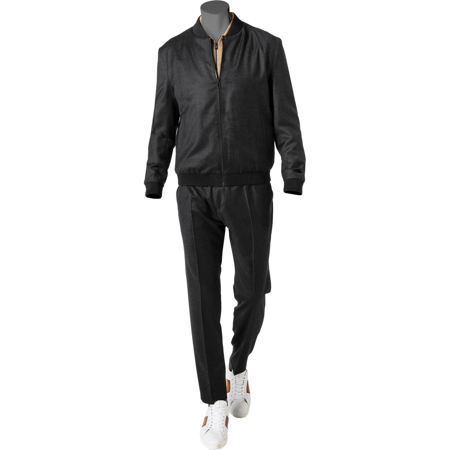 HUGO Anzug Ukashi-Howard 50458385+59644/021 Extra Slim Fit, Schurwolle, Dunkelgrau , Dunkelgrau 3 HUGO Anzug Ukashi-Howard 50458385+59644/021 Extra Slim Fit, Schurwolle, Dunkelgrau , Dunkelgrau