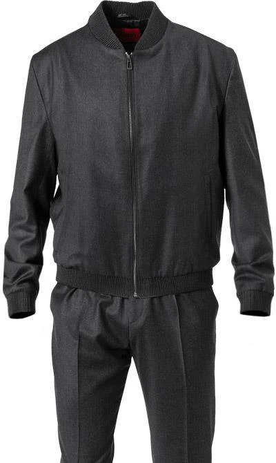 HUGO Anzug Ukashi-Howard 50458385+59644/021 Extra Slim Fit, Schurwolle, Dunkelgrau , Dunkelgrau 5 HUGO Anzug Ukashi-Howard 50458385+59644/021 Extra Slim Fit, Schurwolle, Dunkelgrau , Dunkelgrau – Bild 3