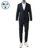 BOSS Anzug Hanry-Genius 50460650+671/402 Reise-Anzug Hanry-Genius, Slim Fit, MIkrofaser-Stretch, Dunkelblau