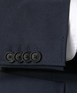 BOSS Anzug Hanry-Genius 50460650+671/402 Reise-Anzug Hanry-Genius, Slim Fit, MIkrofaser-Stretch, Dunkelblau -Anzüge & Westen Verkäufe 373899 norm4