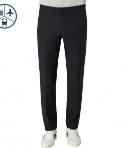 BOSS Hose Genius 50460663/402 Mikrofaser, Dunkelblau