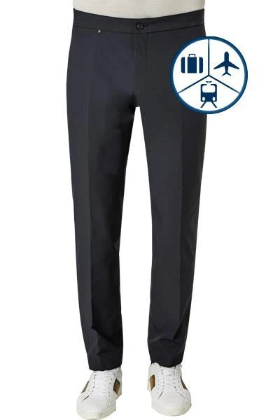 BOSS Hose Genius 50460663/402 Mikrofaser, Dunkelblau 4 BOSS Hose Genius 50460663/402 Mikrofaser, Dunkelblau – Bild 2