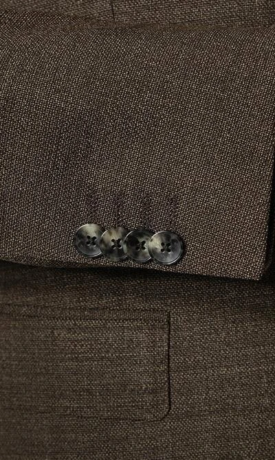 BOSS Anzug Huge-Genius 50460491+474/308 Slim Fit, Schurwolle, Braun meliert, Braun 7 BOSS Anzug Huge-Genius 50460491+474/308 Slim Fit, Schurwolle, Braun meliert, Braun – Bild 5