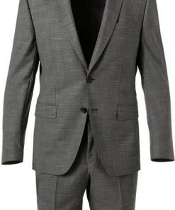 BOSS Anzug Huge-Genius 50460491+474/030 Slim Fit, Schurwolle, Grau meliert, Grau -Anzüge & Westen Verkäufe 373920 norm2