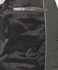 BOSS Anzug Huge-Genius 50460491+474/030 Slim Fit, Schurwolle, Grau meliert, Grau -Anzüge & Westen Verkäufe 373920 norm6