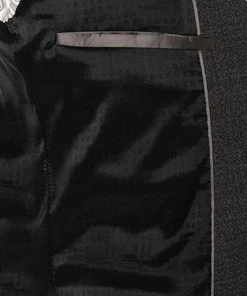 BOSS Anzug Huge-Genius 50460491+474/001 Slim Fit, Schurwolle, Schwarz meliert, Schwarz -Anzüge & Westen Verkäufe 373921 norm6