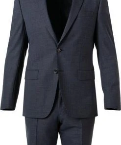 BOSS Anzug Huge-Genius 50460491+474/404 Slim Fit, Schurwolle, Dunkelblau meliert, Dunkelblau -Anzüge & Westen Verkäufe 373922 norm2